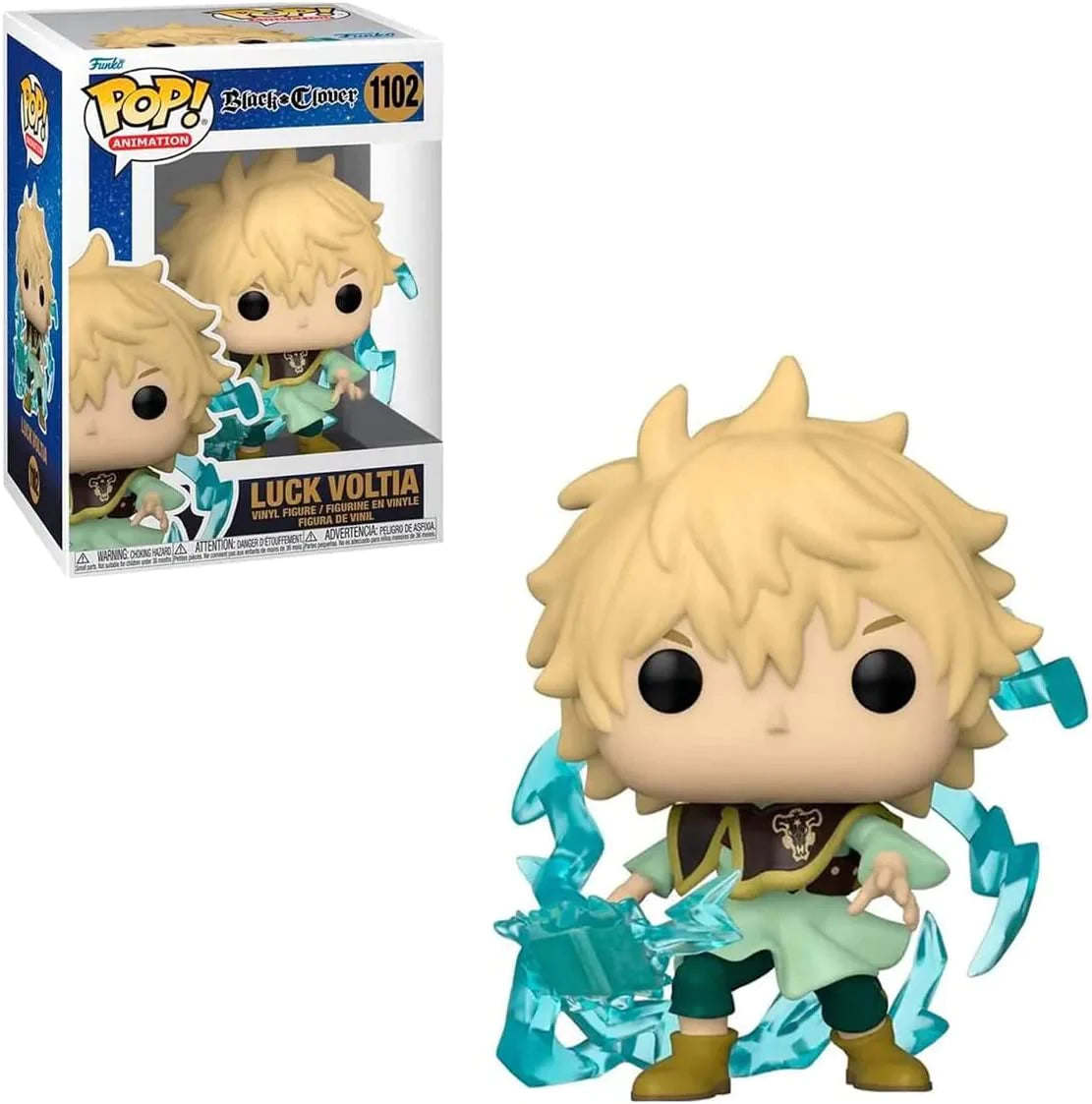 Funko: Black Clover - Luck Voltia 1102 Pop!