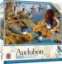 Masterpieces: Audubon Lake Life Puzzle 1000pc