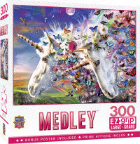 Masterpieces: Medley Unicorns & Butterflies Ez Grip 300pc