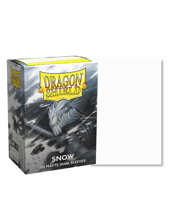 Dragon Shield: Dual Matte Sleeves (100) Snow