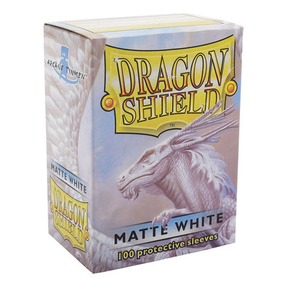 Dragon Shield: Matte Sleeves (100) - White