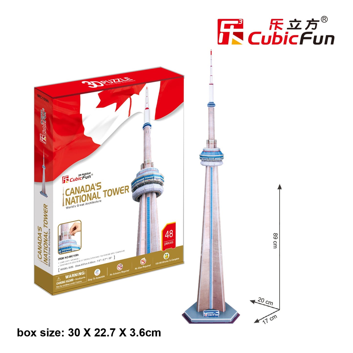 Canada's National Tower 3D Puzzle