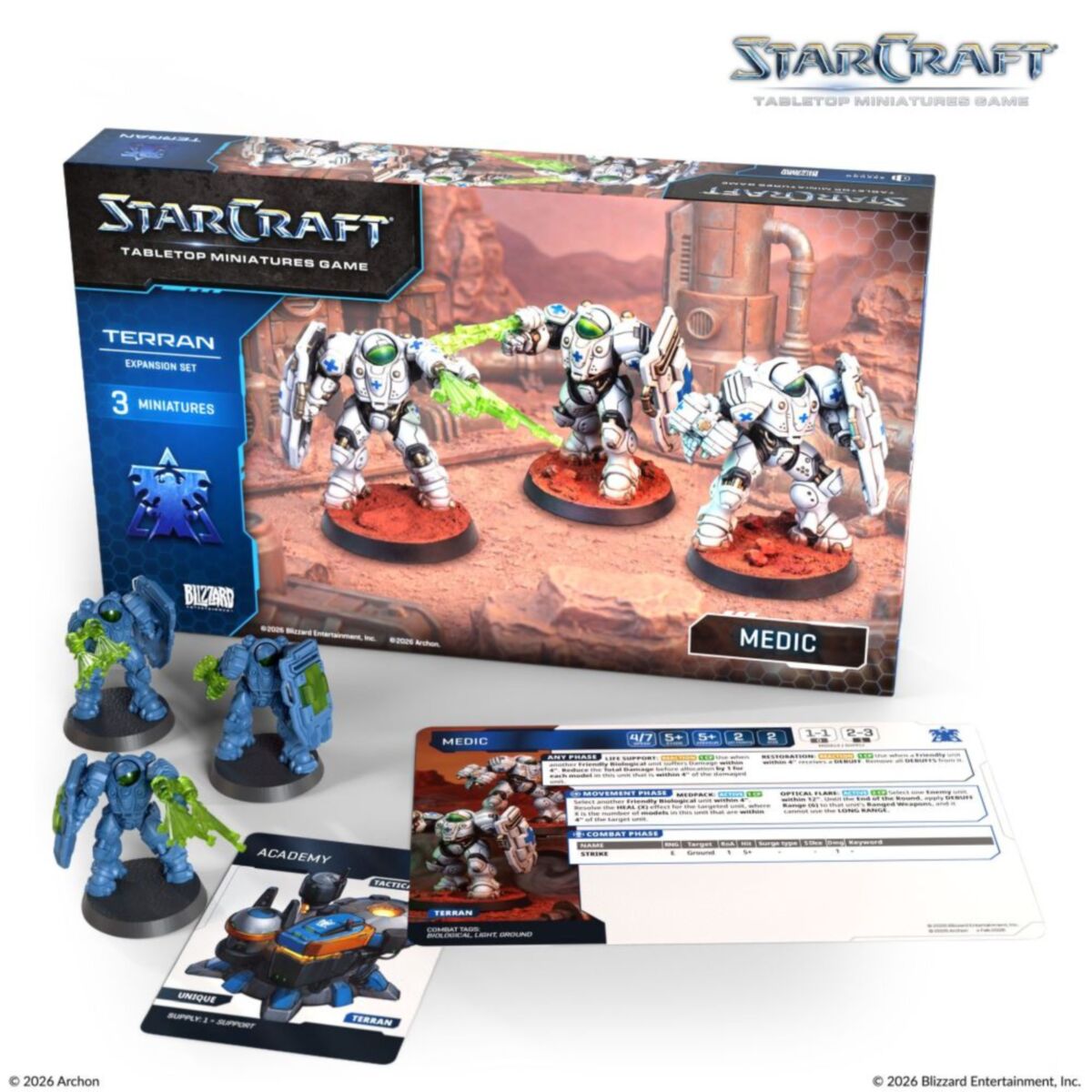 Starcraft Miniatures Game: Terran - Medic Expansion Set