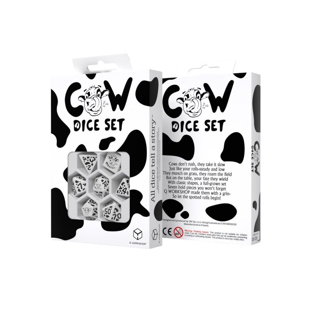 Q Workshop: Cow Dice set - MOOzilla