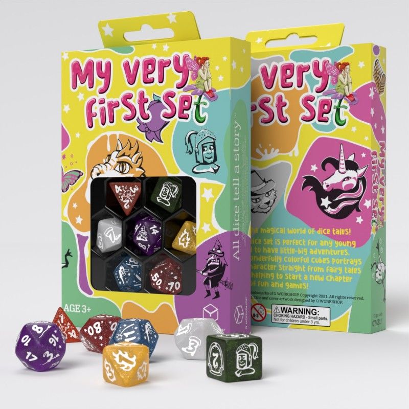 Q Workshop: My Very First Dice Set - Fairy Dust Dice (Set 7)