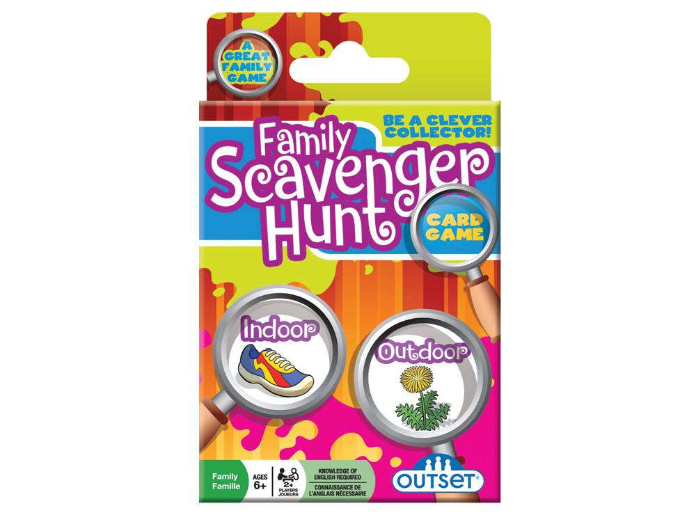 Family Scavenger Hunt Card Game
