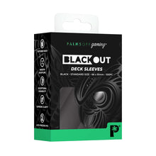 Palms Off: Blackout Deck Sleeves - Standard 100pc - Black