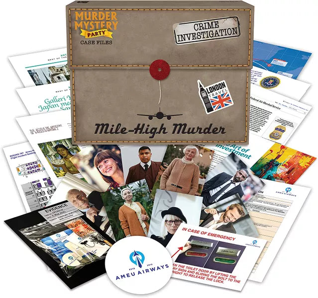 Murder Mystery Party Case Files: Mile-High Murder