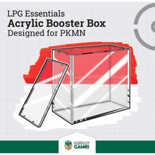 LPG Essentials: Acrylic Booster Box Protector - Pokemon Booster Box Size