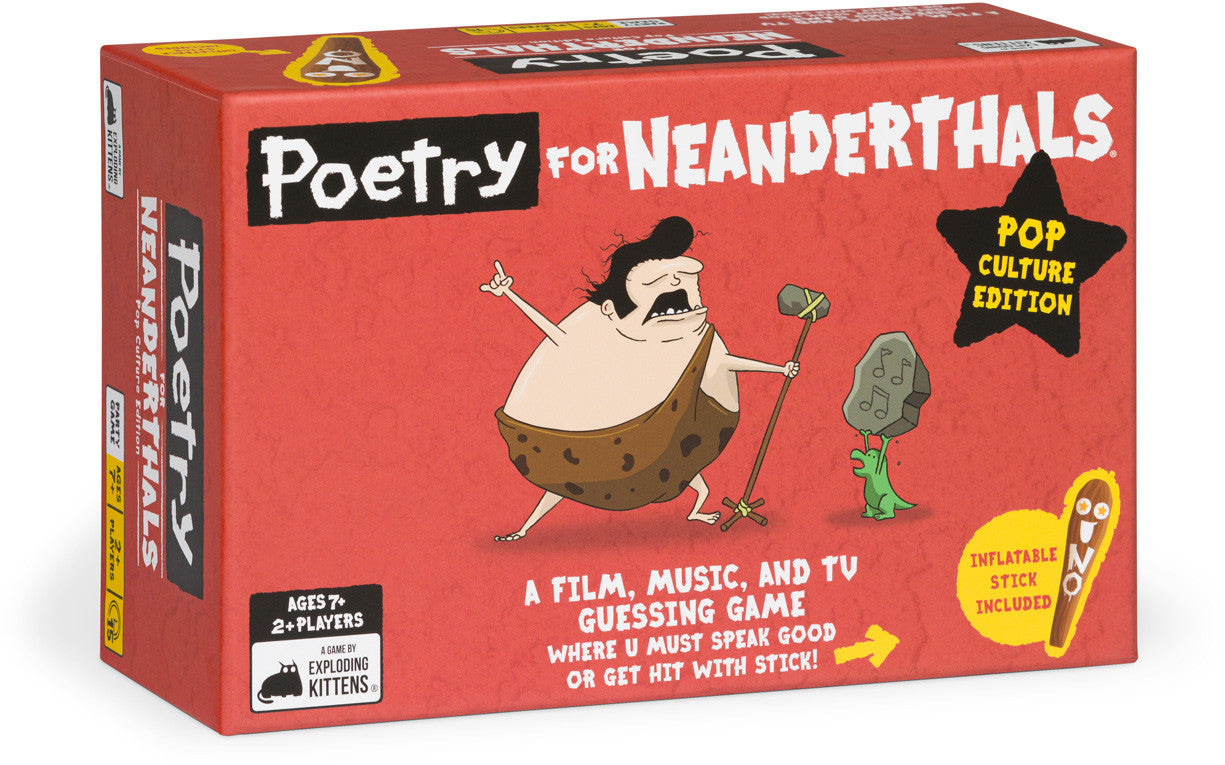 Poetry for Neanderthals (Pop Culture Edition)