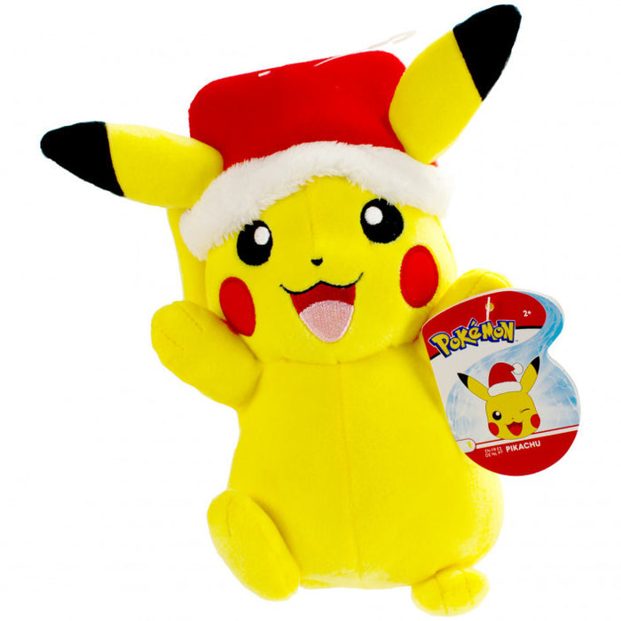 Pokemon: 8" Plush 2023 Christmas Pikachu