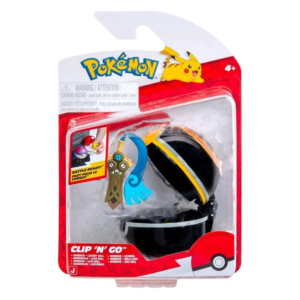 Pokemon Clip'n'Go - Honedge + Luxury Ball