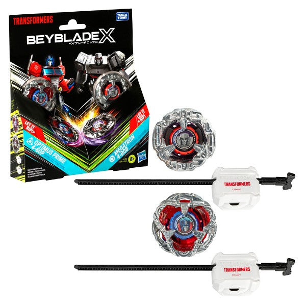 Beyblade X: Transformers Collab - Optimus Prime vs Megatron