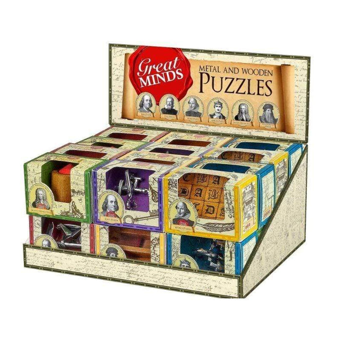 Great Minds: Metal and Wooden Puzzle (Assorted)