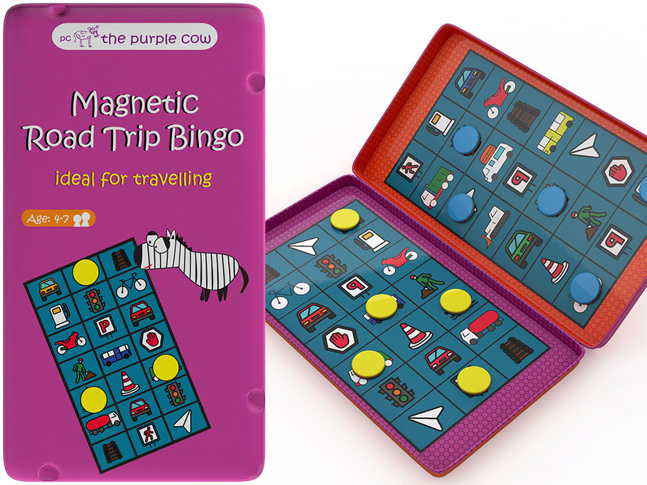 Purple Cow: Magnetic Road Trip Bingo