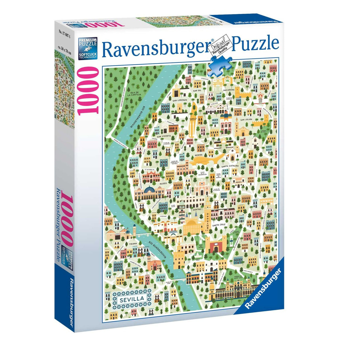 Ravensburger: Map of Seville Spain 1000pc