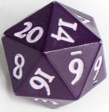 Ultra Pro: Vivid Heavy Metal D20 Dice Set - Midnight Plum