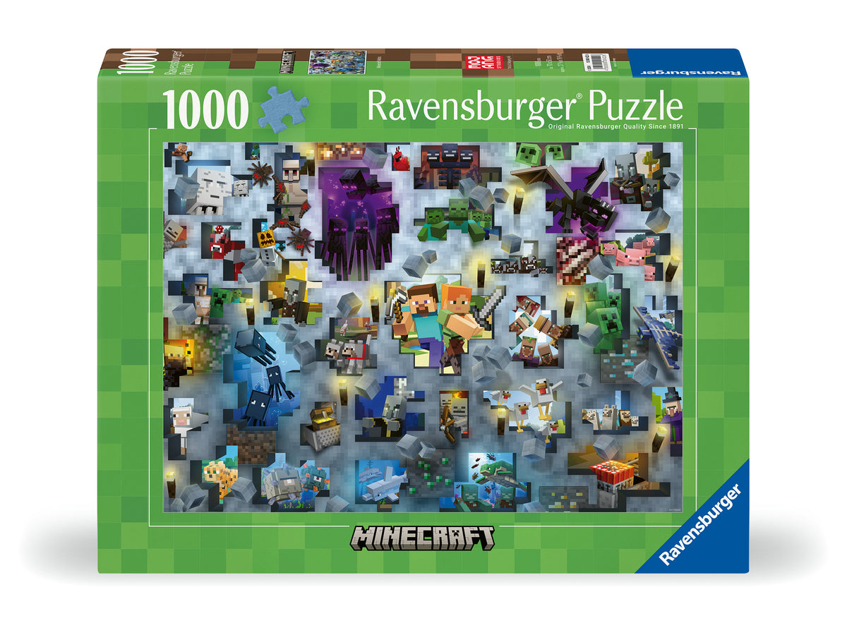 Ravensburger: Minecraft Mobs Challenge 1000pc