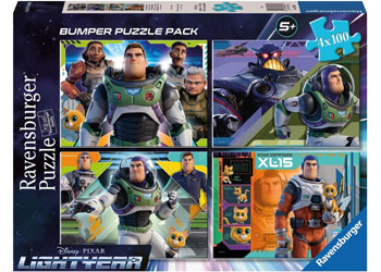 Ravensburger: Disney Pixar - Lightyear: Everything's Under Control 4x100pc