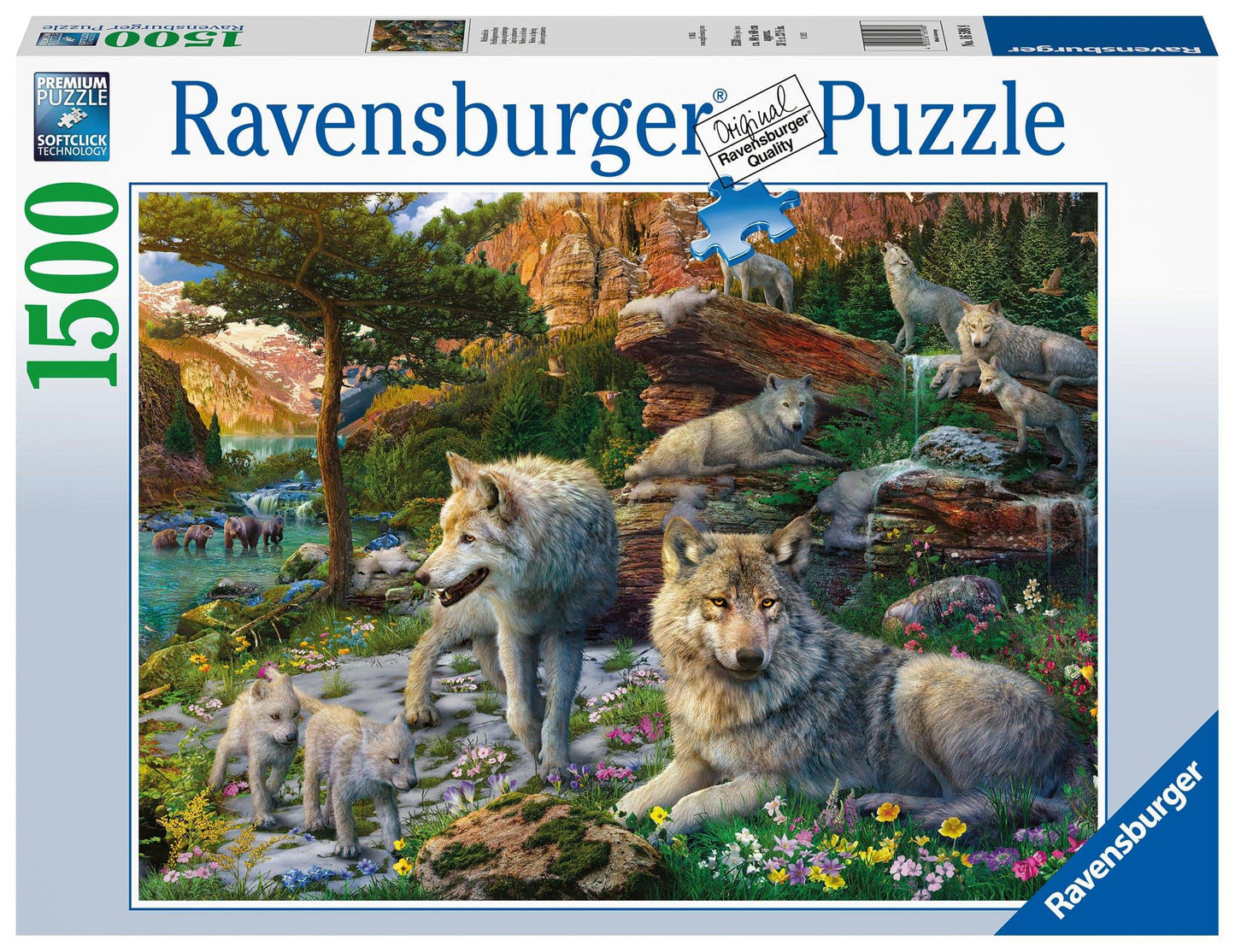 Ravensburger: Wolves in Spring Puzzle 1500pc