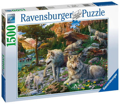Ravensburger: Wolves in Spring Puzzle 1500pc