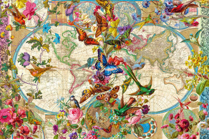 Ravensburger: Flora and Fauna World Map 3000pc