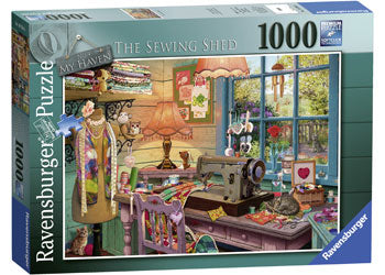 Ravensburger: My Haven No.2 The Sewing Shed 1000pc
