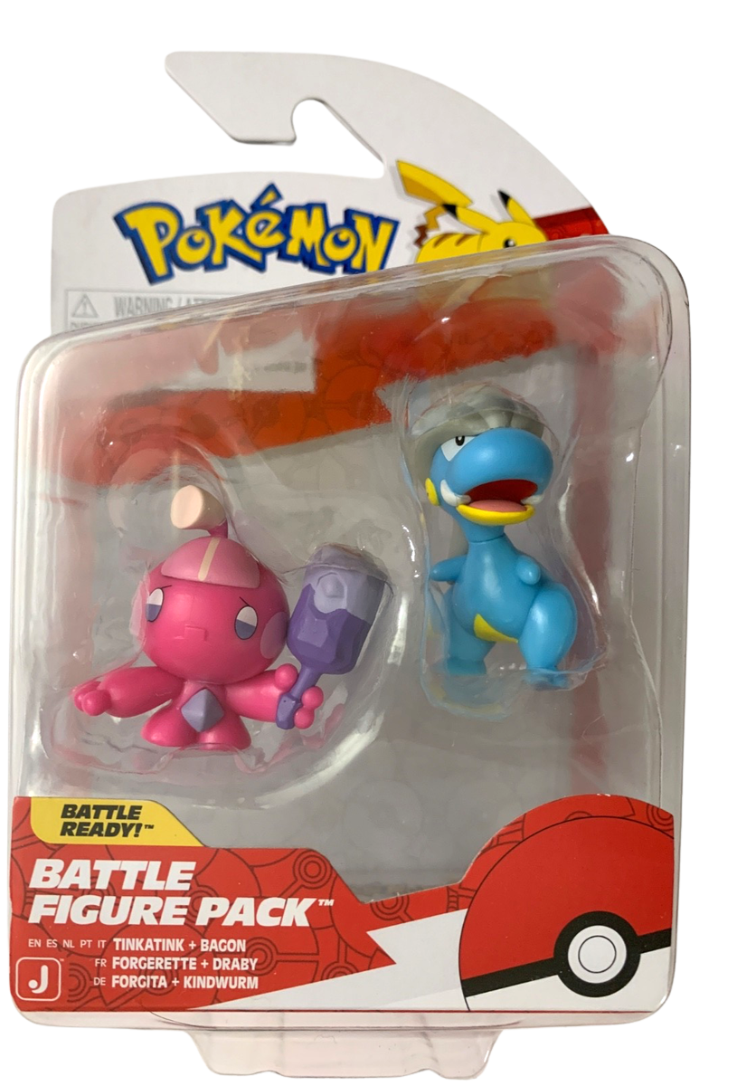 Pokemon: Battle Figure Pack - Tinkatink & Bagon