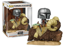 Funko: Star Wars The Mandolorian - The Mandalorian & The Child on Bantha 416 Pop!