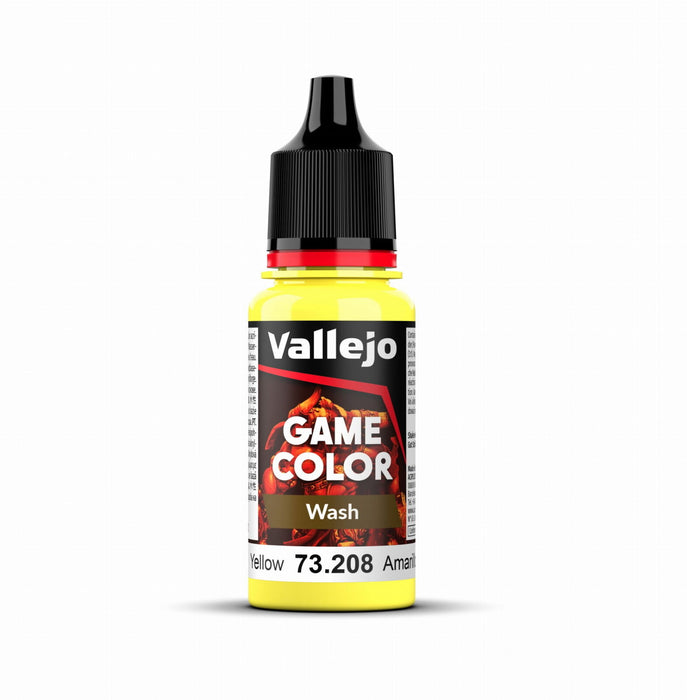Vallejo: Game Colour Wash Yellow 18ml