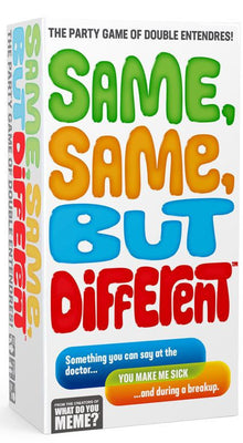 Same, Same, But Different