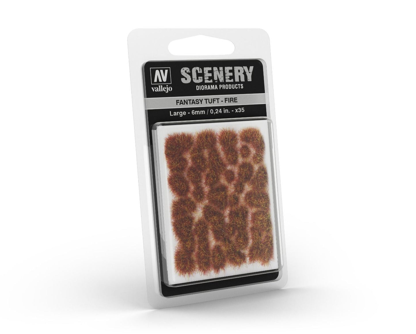 Vallejo: Scenery Tufts Fantasy Tuft Fire 6mm