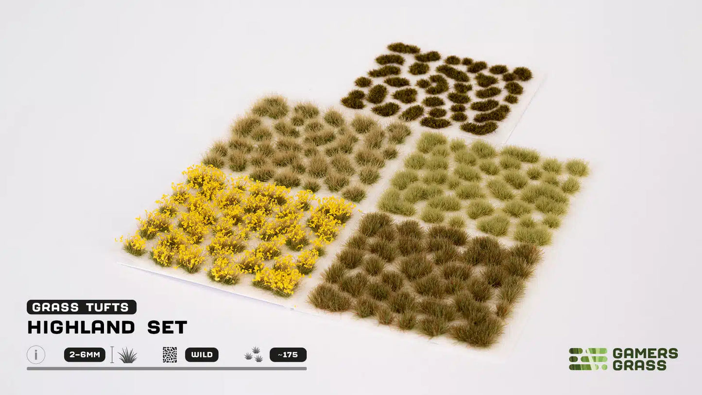 Gamers Grass: Highland Tufts Set