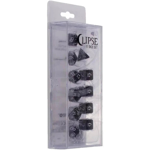 Ultra Pro: Eclipse 11 Dice Set - Jet Black