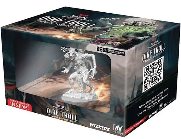 Nolzur's Marvelous Miniatures: Dire Troll Paint Night Kit