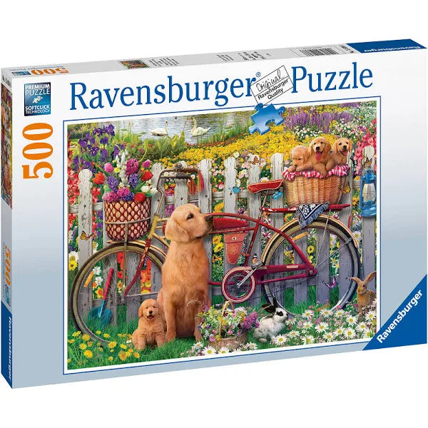 Ravensburger: Cute Dogs in the Garden 500pc