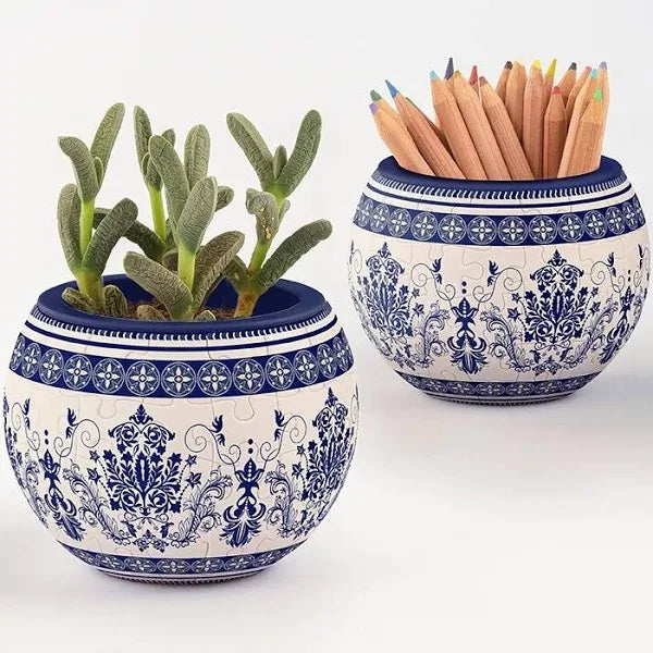 3D Flowerpot: Classic Ornamental Style