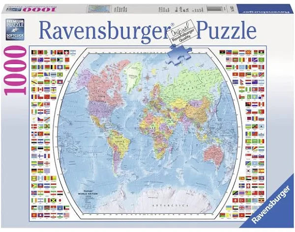 Ravensburger: Political World Map 1000pc