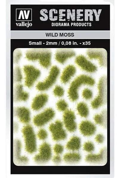 Vallejo: Scenery Tufts Wild Moss 2mm