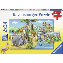 Ravensburger: Welcome to the Zoo 2x24pc