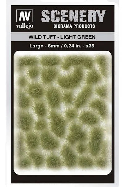 Vallejo: Scenery Tufts Wild Tuft Light Green 6mm