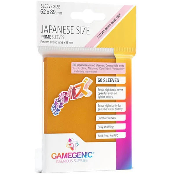 Gamegenic: Prime Card Sleeves Japanese Size - Orange