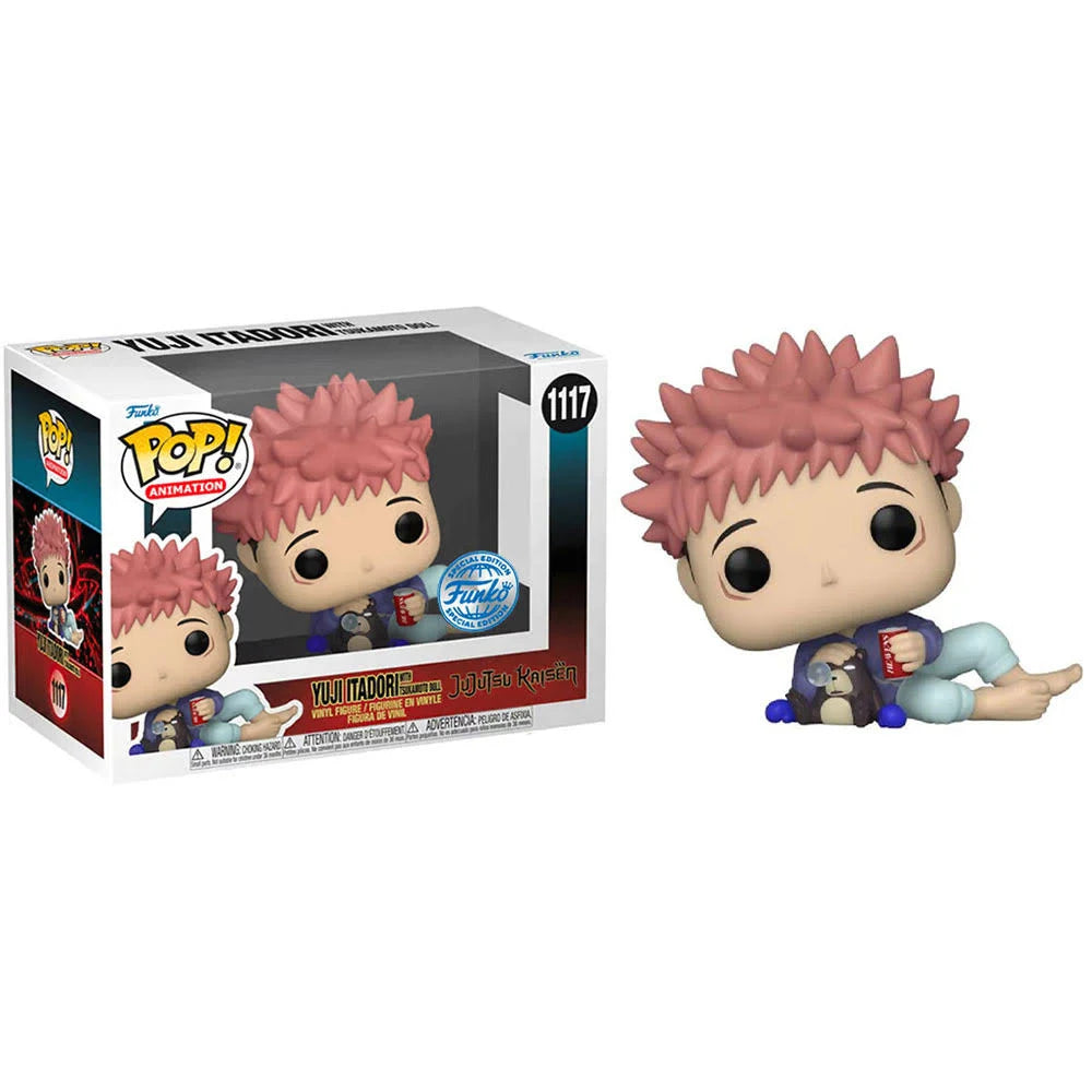 Funko: Jujutsu Kaisen - Idatori w/ Tsukamoto Doll 1117 Pop!