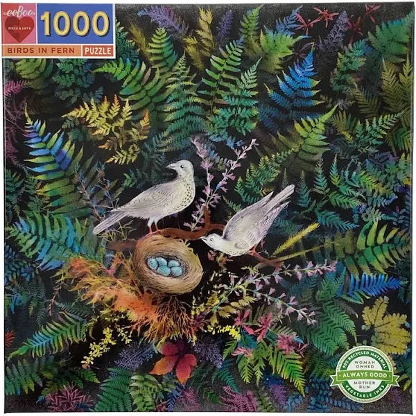 Eeboo: Birds in Fern 1000pc