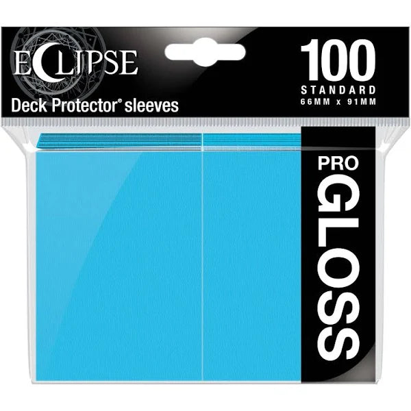 Ultra Pro: Eclipse Deck Protector - Gloss - 100ct (Light Blue)
