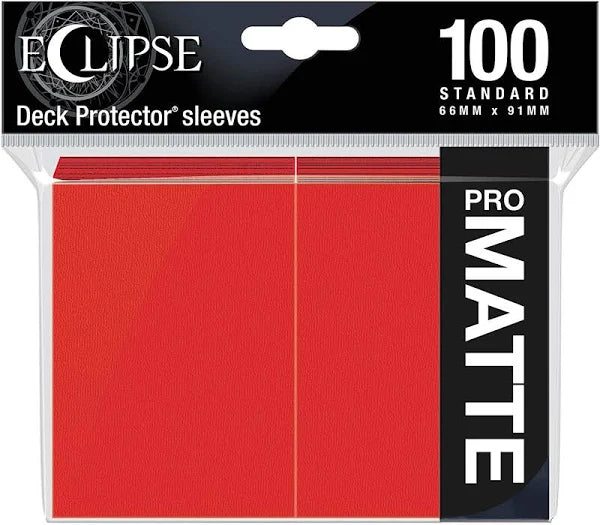 Ultra Pro: Eclipse Deck Protector - Matte 100 (Red)