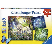 Ravensburger: Beautiful Unicorns 3x49pc