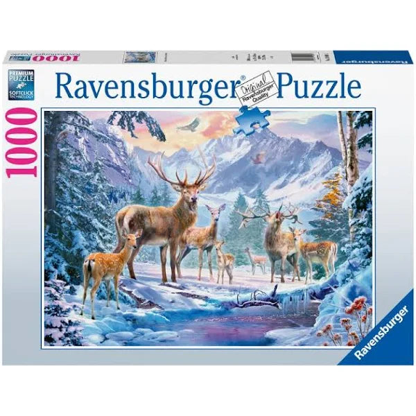 Ravensburger: Deer and Stags in Winter 1000pc