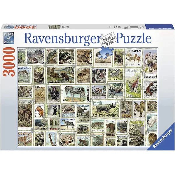 Ravensburger: Animal Stamps 3000pc