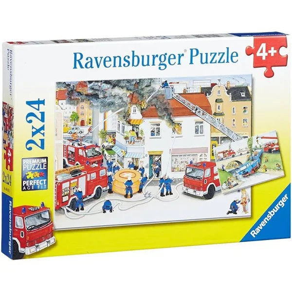Ravensburger: Busy Fire Brigade 2x24pc